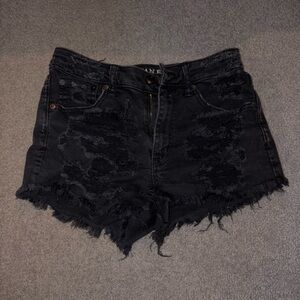 American Eagle Outfitters Black Jean Shorts